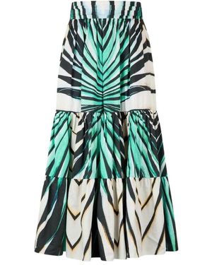 Roberto Cavalli Midi Skirts - Green