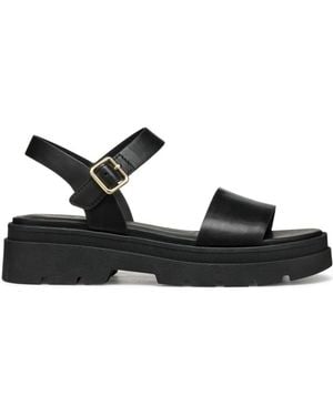 Geox Flat Sandals - Negro