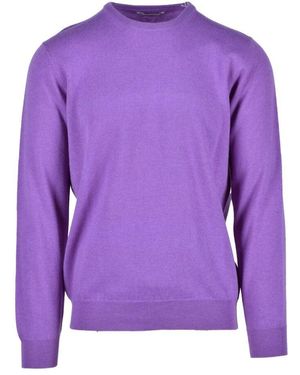 Kangra Round-Neck Knitwear - Purple
