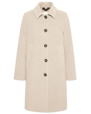 Part Two Single-Breasted Coats - Natural