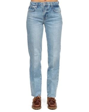 7 For All Mankind Straight Jeans - Blauw