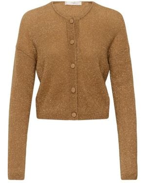 Inwear Truien & Vesten ,Bruin ,Katoen Taieiw Cardigan