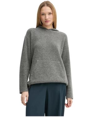 Theory Hoodies & Sweatvesten ,Grijs ,Wol Cozy Hoodie