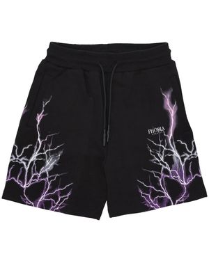 PHOBIA ARCHIVE Casual Shorts - Negro
