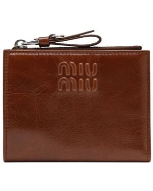 Miu Miu Wallets & Cardholders - Brown