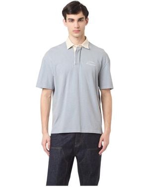 Eleventy Polo-Shirt Mit Lockerer Passform Aus Baumwolle - Blau