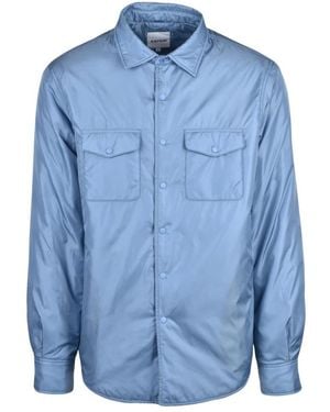 Aspesi Gepolsterd Shirt - Blauw