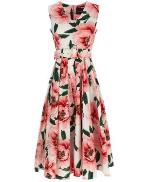 Samantha Sung Midi Dresses - Red