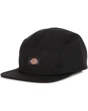 Dickies Schwarze Flache Schirm Camper Cap