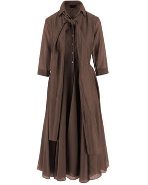F.it Shirt Dresses - Brown