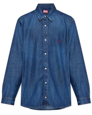 DIESEL Denim Shirts - Blue