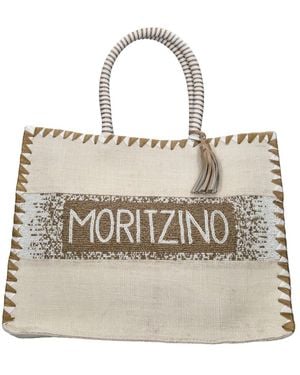 De Siena Tassen ,Leer Moritzino Bag - Naturel