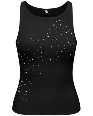 ONLY Tops ,Zwart ,Katoen Filiz Life Tank Top