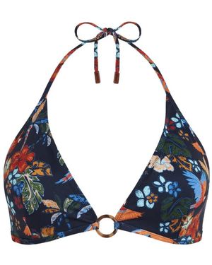Vilebrequin Badmode ,Veelkleurig ,Triangle Bikini Top Salva - Blauw