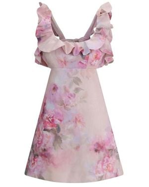 Zimmermann Short Dresses - Pink