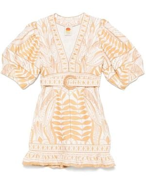 FARM Rio Short Dresses - Natural