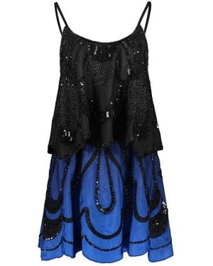 Alberta Ferretti Short Dresses - Black