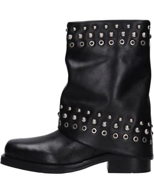 Emanuélle Vee Cowboy Boots - Negro