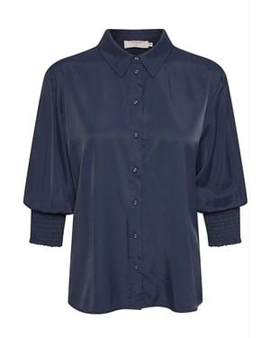 Cream Shirts - Blue