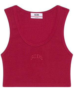 Gcds Sleeveless Tops - Red