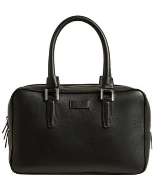 Kiton Kiss Leren Tas - Zwart