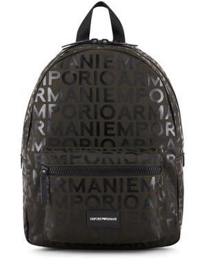 Emporio Armani Zaino in tessuto - Schwarz