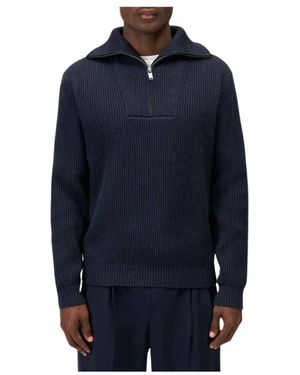 DRYKORN Manuelo_2 Half Zip Pullover - Blau