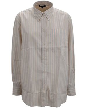 Soeur Overhemden ,Veelkleurig ,Katoen Carlotta Shirt - Grijs