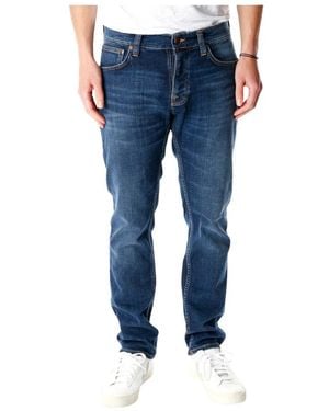 Nudie Jeans Straight Jeans - Bleu