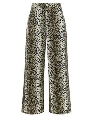 Blumarine Wide Jeans - Groen
