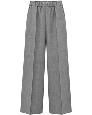 MEIMEIJ Weite Gerade Hose - Grau