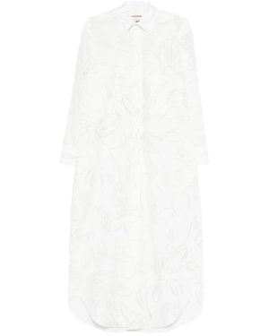 Plan C Shirt Dresses - Blanc