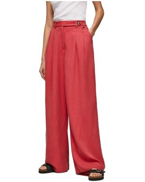 Pepe Jeans Wide Trousers - Rosso