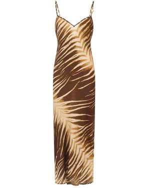 Just Cavalli Maxi Dresses - Metallic