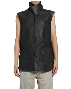 Rick Owens Jassen ,Zwart ,Katoen Sl Outershirt