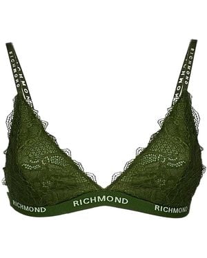 John Richmond Lace Triangle Bra Mit Elastischem Band - Grün