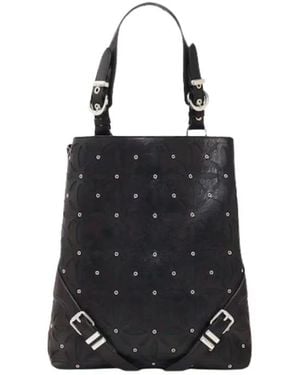 Desigual Tassen ,Zwart ,Leer Zainetto Mini