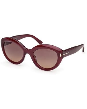Tom Ford Ft1316 81Z Zonnebrillen - Rood