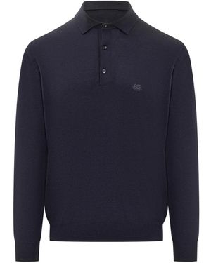 Etro Round-Neck Knitwear - Blauw