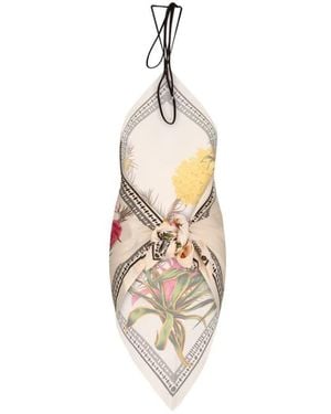 Blumarine Silk Scarves - Metallic