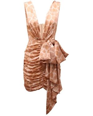 Elisabetta Franchi Short Dresses - Marron