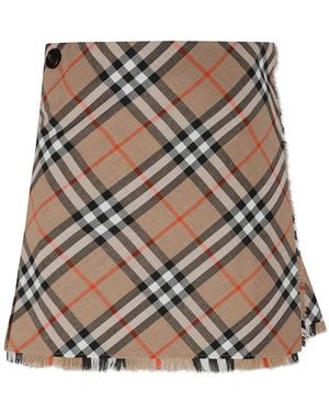 Burberry Short Skirts - Brown