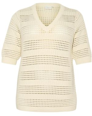 Kaffe V-Neck Knitwear - Neutro