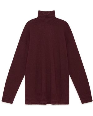 Maliparmi Turtlenecks - Purple