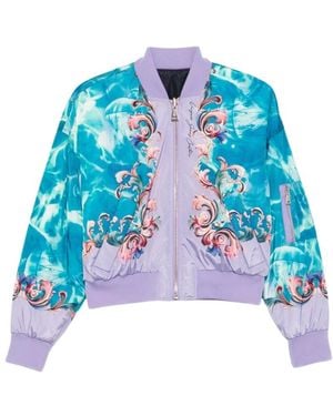 Versace Jeans Couture Bomber Jackets - Azul