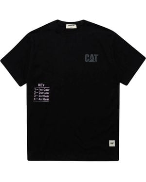 Caterpillar Rimpull T-Shirt - Schwarz