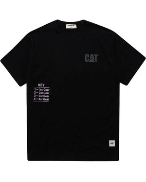 Caterpillar Rimpull T-Shirt - Zwart