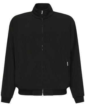 Represent Schwarze Weit Geschnittene Jacke