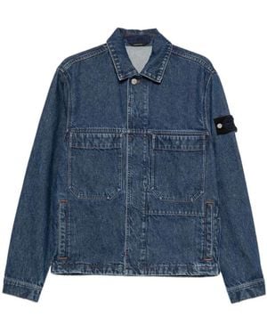 Stone Island Denim Jackets - Azul