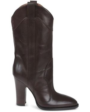 Paris Texas Lavinia Western Midcalf Boot 100 - Bruin
